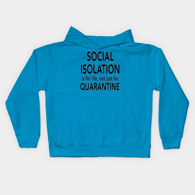 Social distance 2 Kids Hoodie by Princifer